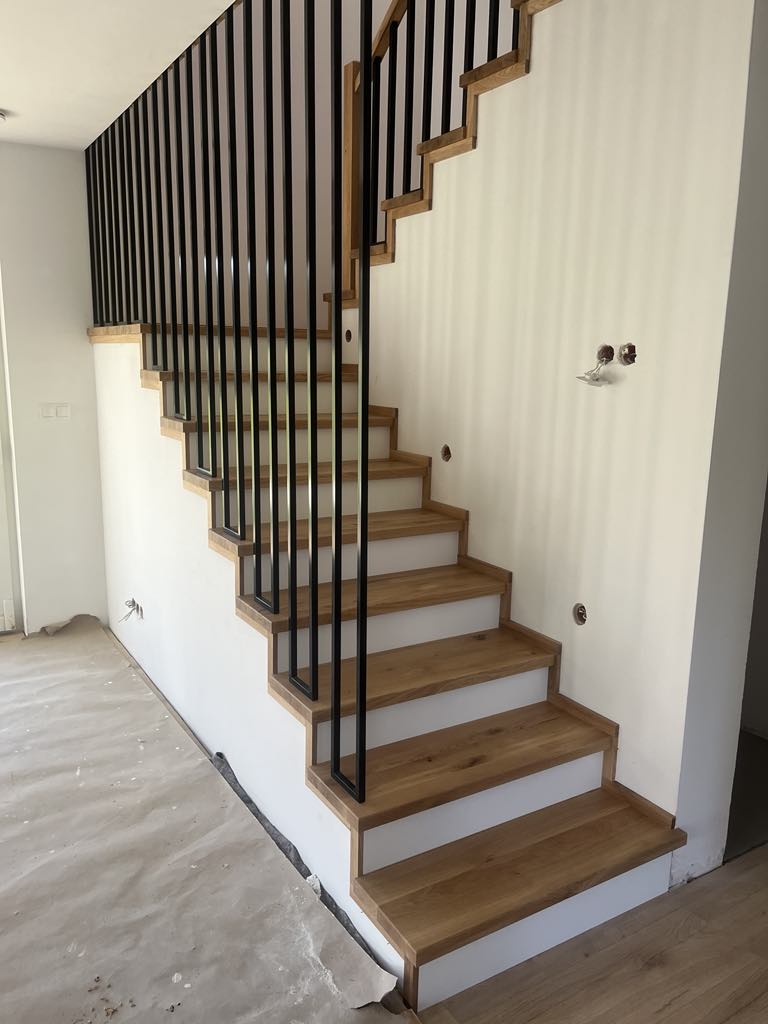 Balustrada metalowa pionowa Harfa 20x20mm - obrazek 6