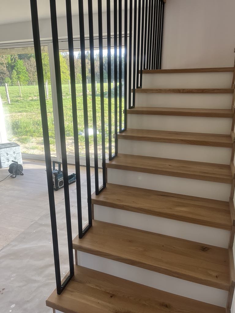Balustrada metalowa pionowa Harfa 20x20mm - obrazek 4