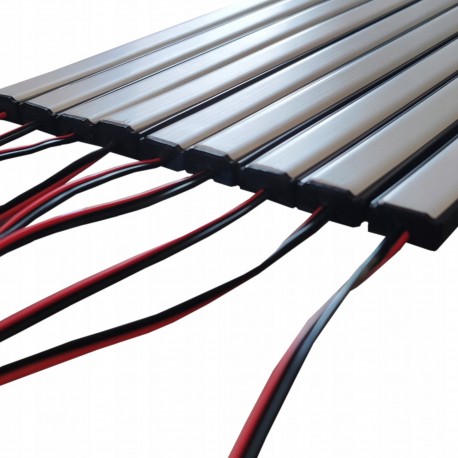 ZESTAW 16x Listwa LED SCHODOWA SLIM 1m NA SCHODY Biały Ciepły - obrazek 8